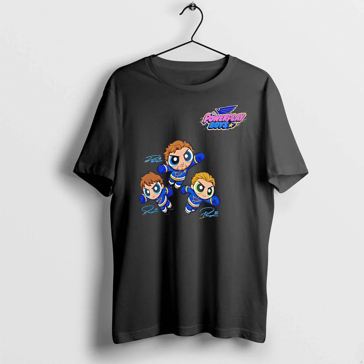 Classic The Powerplay Boys Rowdyruff St Louis Blues - Adult & Kids T-Shirts, Sweatshirts & Hoodies apparel design preview 1