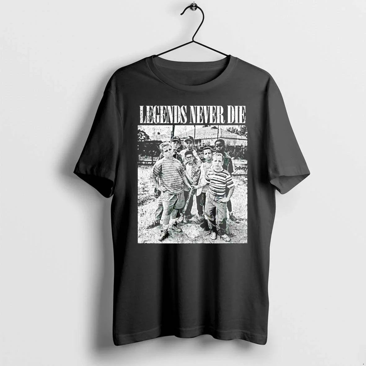 Classic The Sandlot Baseball Squad Crew Legends Never - Adult & Kids T-Shirts, Sweatshirts & Hoodies apparel design preview 1