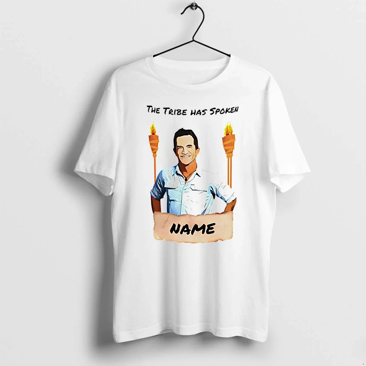 Classic The Tribe Has Spoken Survivor Name Sweater - Adult & Kids T-Shirts, Sweatshirts & Hoodies apparel design preview 1