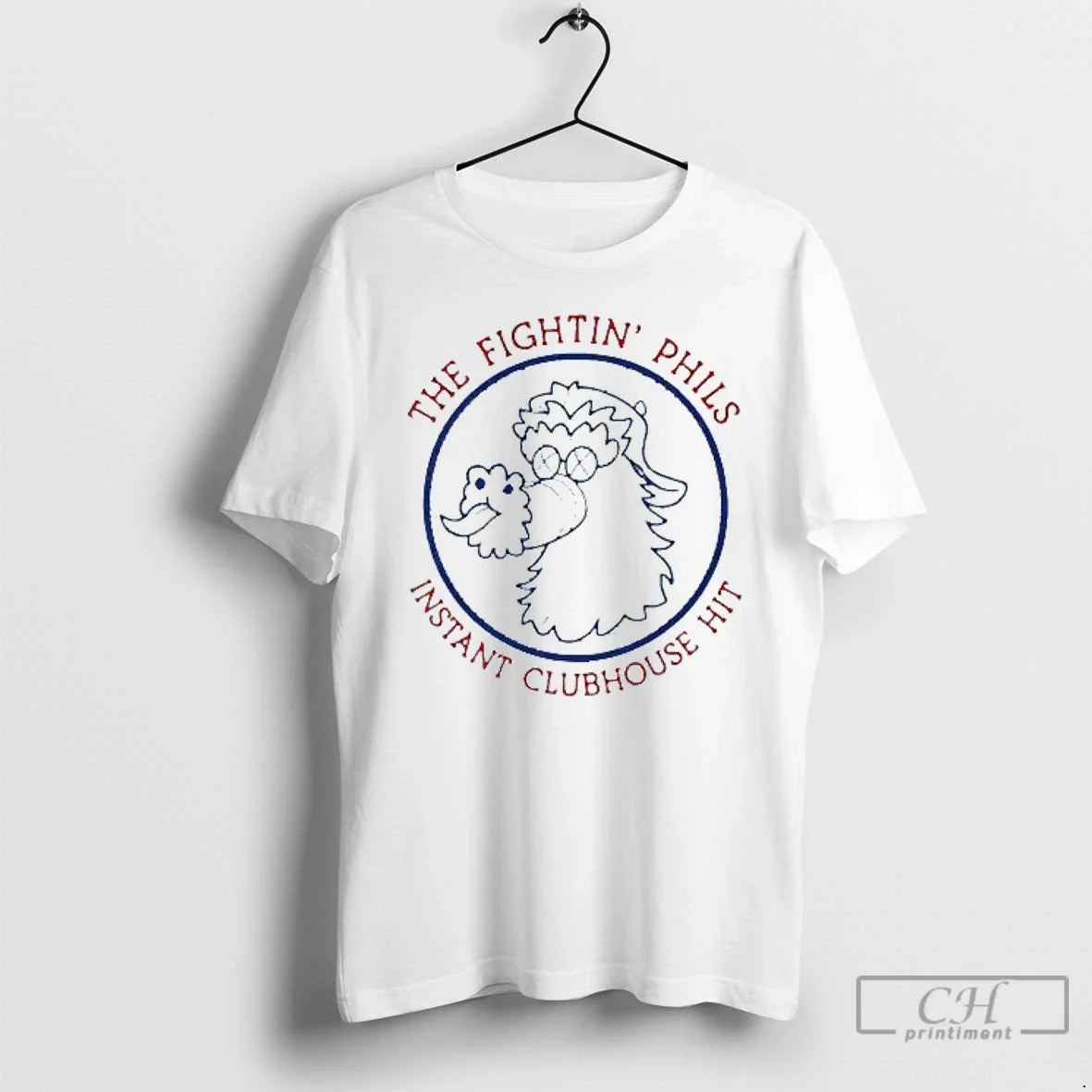 Classic The Fightin Phils Instant Clubhouse Hit - Adult & Kids T-Shirts, Sweatshirts & Hoodies apparel design preview 1