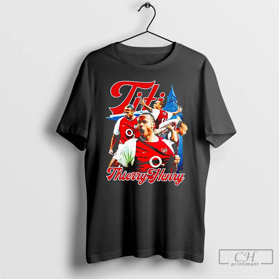 Classic Titi Thierry Henry Arsenal Fc Graphic Vintage - Adult & Kids T-Shirts, Sweatshirts & Hoodies apparel design preview 1