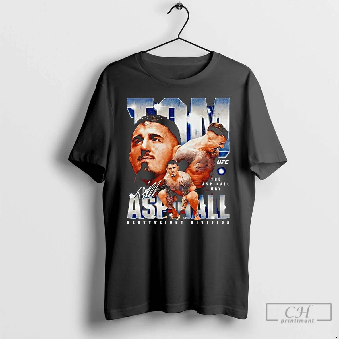 Classic Tom Aspinall Vintage Wht Signature 2025 - Adult & Kids T-Shirts, Sweatshirts & Hoodies apparel design preview 1