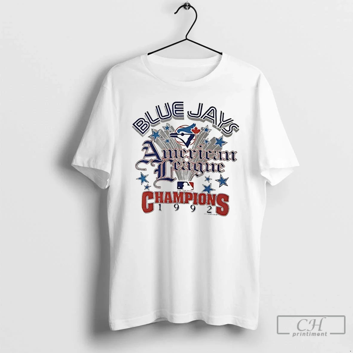 Classic Toronto Blue Jays 1992 American League - Adult & Kids T-Shirts, Sweatshirts & Hoodies apparel design preview 1