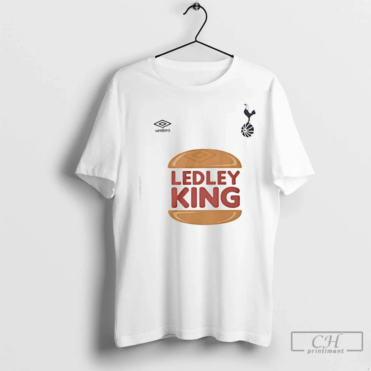 Classic Tottenham Hotspur X Ledley King Hamburger - Adult & Kids T-Shirts, Sweatshirts & Hoodies apparel design preview 1