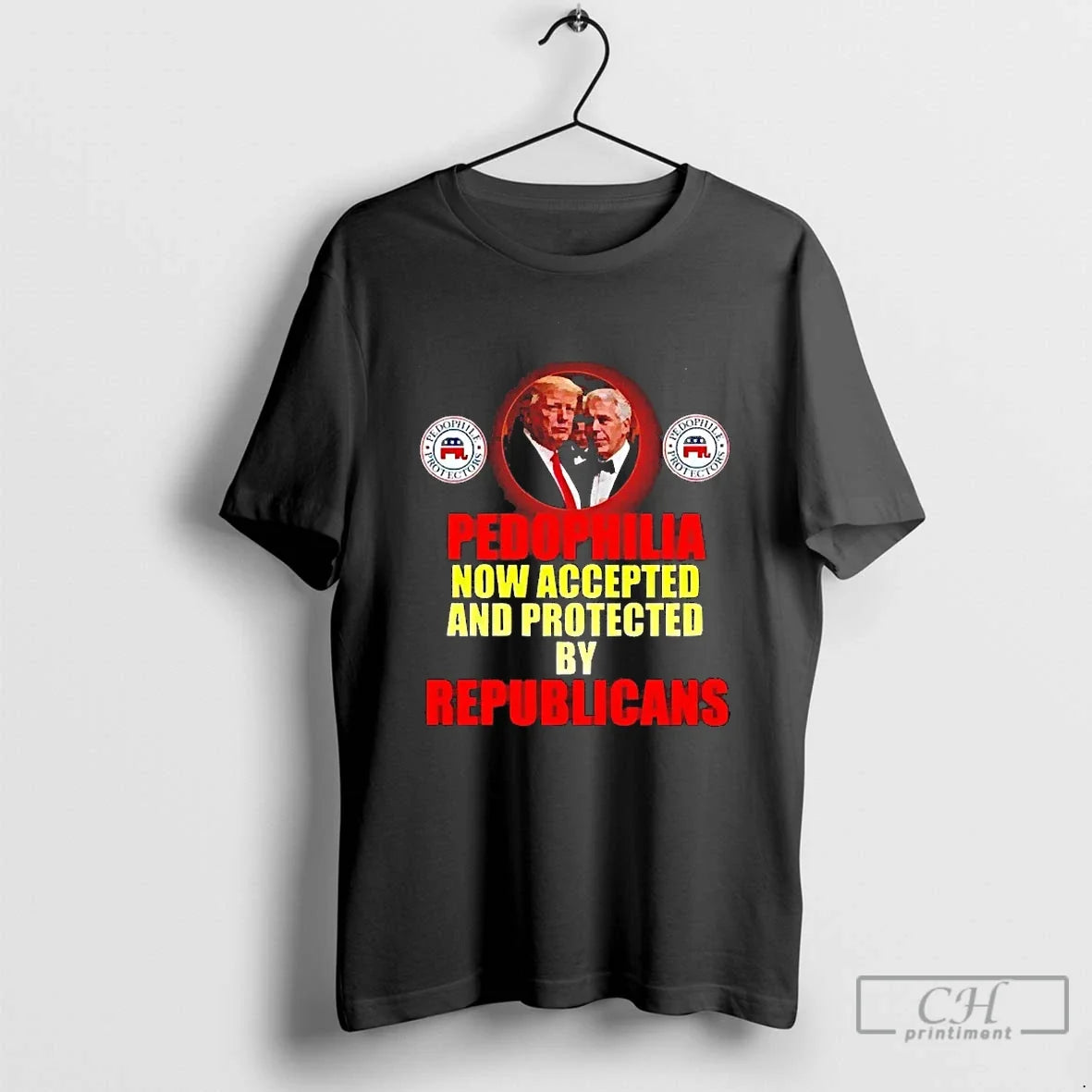 Classic Trump And Epstein Pedophoilia Now Accepted - Adult & Kids T-Shirts, Sweatshirts & Hoodies apparel design preview 1