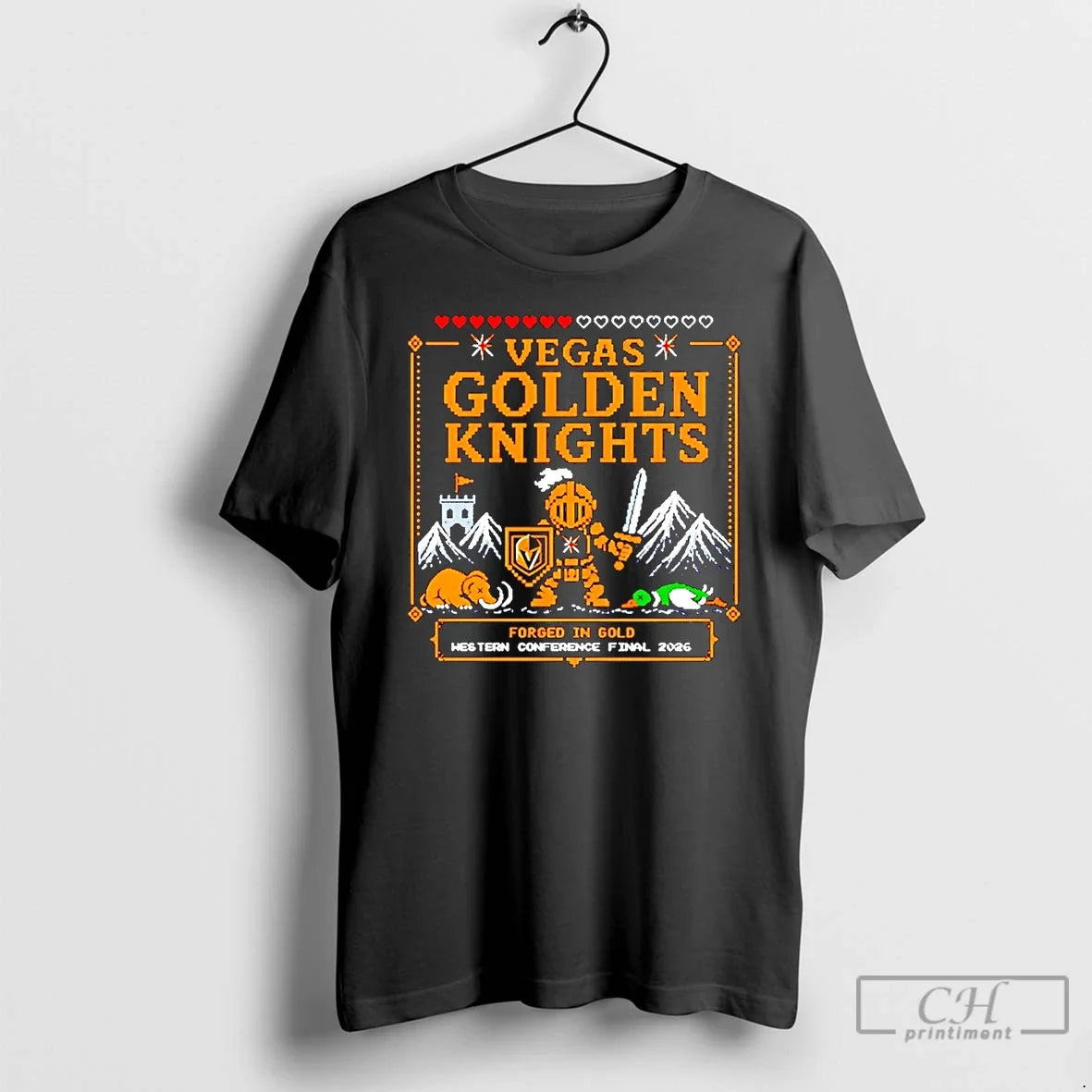 Classic Vegas Golden Knights 2026 Forged In Gold - Adult & Kids T-Shirts, Sweatshirts & Hoodies apparel design preview 1