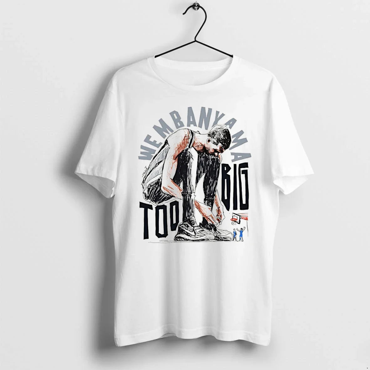 Classic Victor Wembanyama San Antonio Spurs - Adult & Kids T-Shirts, Sweatshirts & Hoodies apparel design preview 1