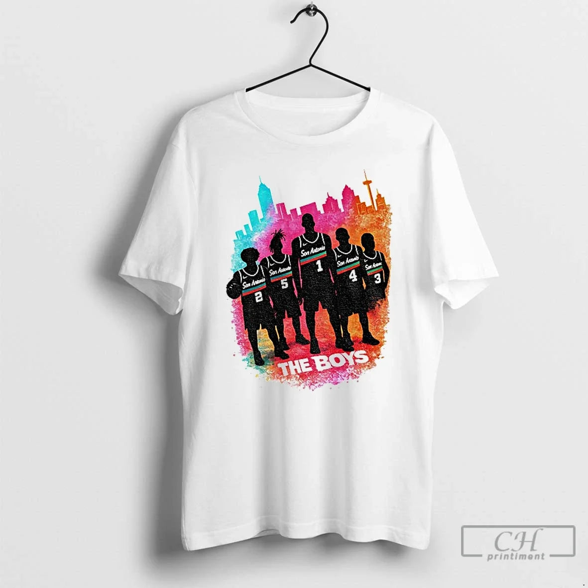 Classic Wembanyama The Boys San Antonio Spurs - Adult & Kids T-Shirts, Sweatshirts & Hoodies apparel design preview 1
