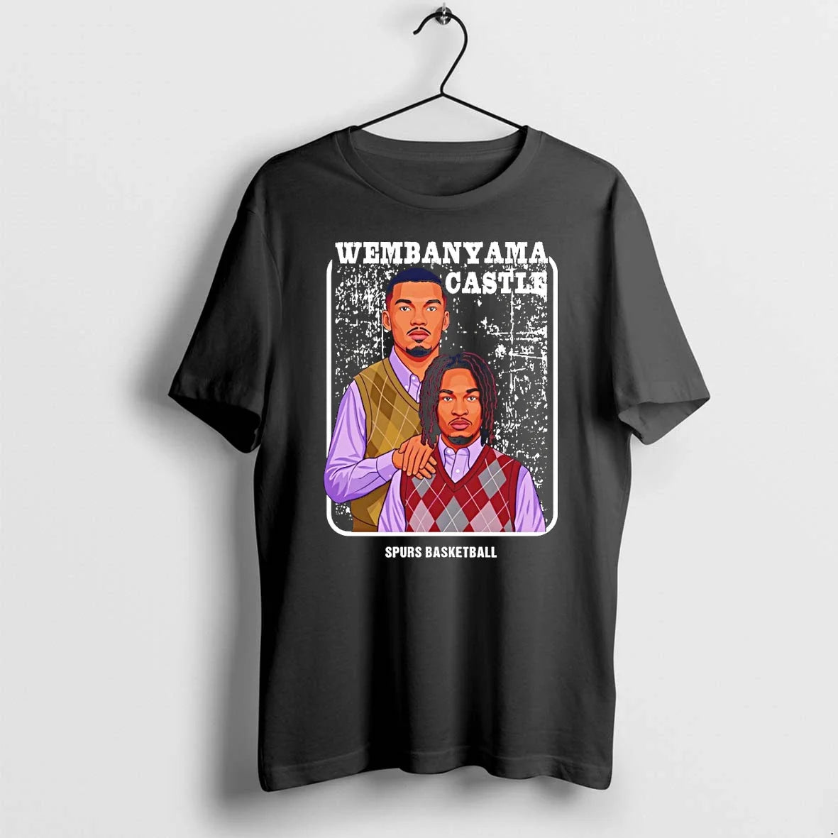 Classic Wembanyama And Castle Step Brothers San - Adult & Kids T-Shirts, Sweatshirts & Hoodies apparel design preview 1