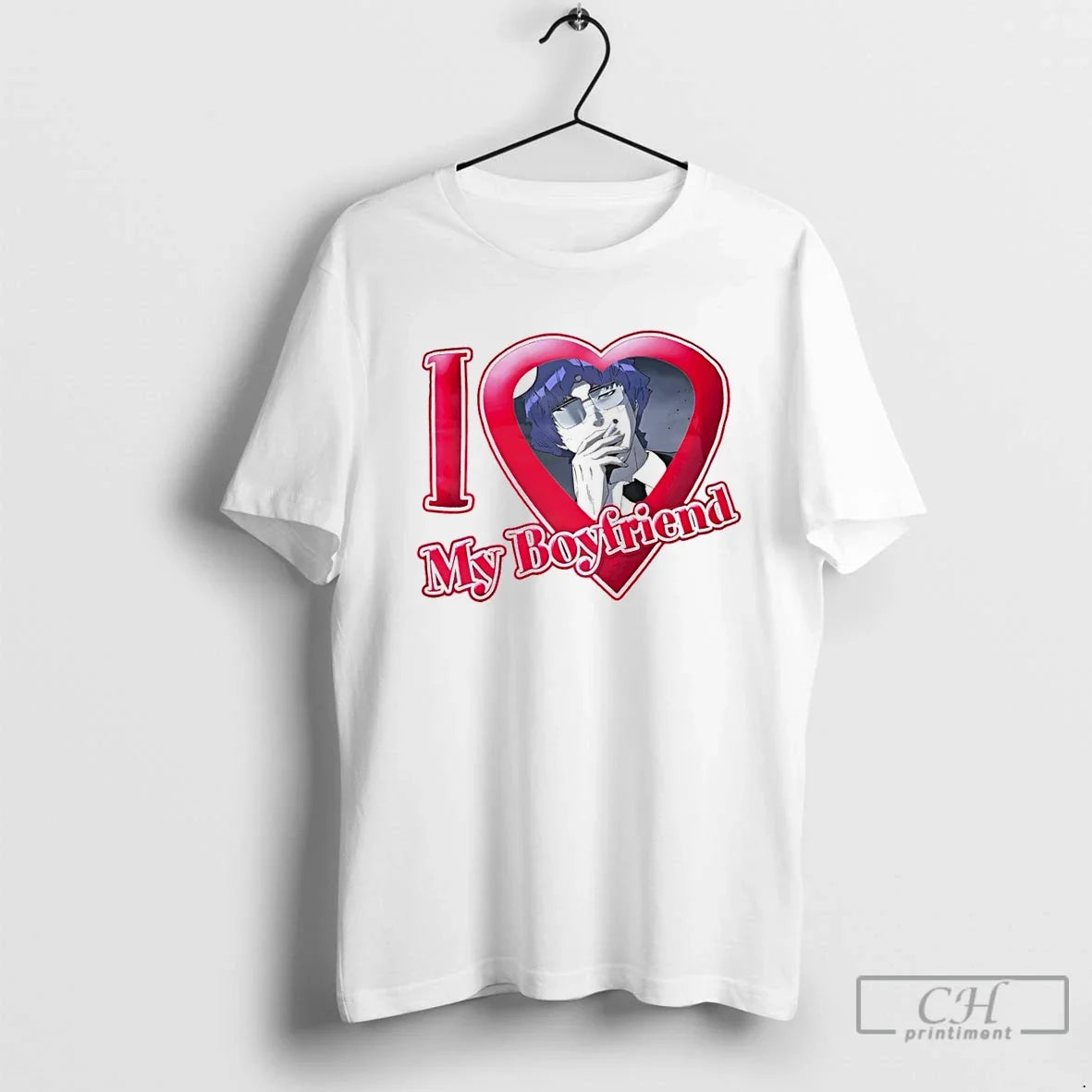 Classic Wolf Keum I Love My Boyfriend - Adult & Kids T-Shirts, Sweatshirts & Hoodies apparel design preview 1