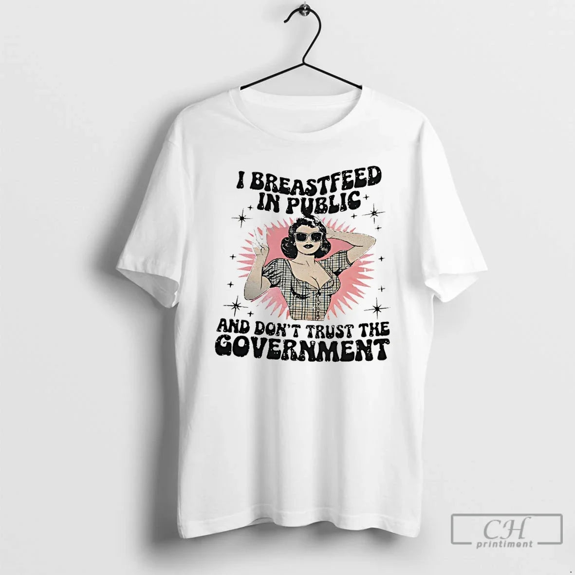 Classic Woman I Breastfeed In Public And Dont Trust - Adult & Kids T-Shirts, Sweatshirts & Hoodies apparel design preview 1