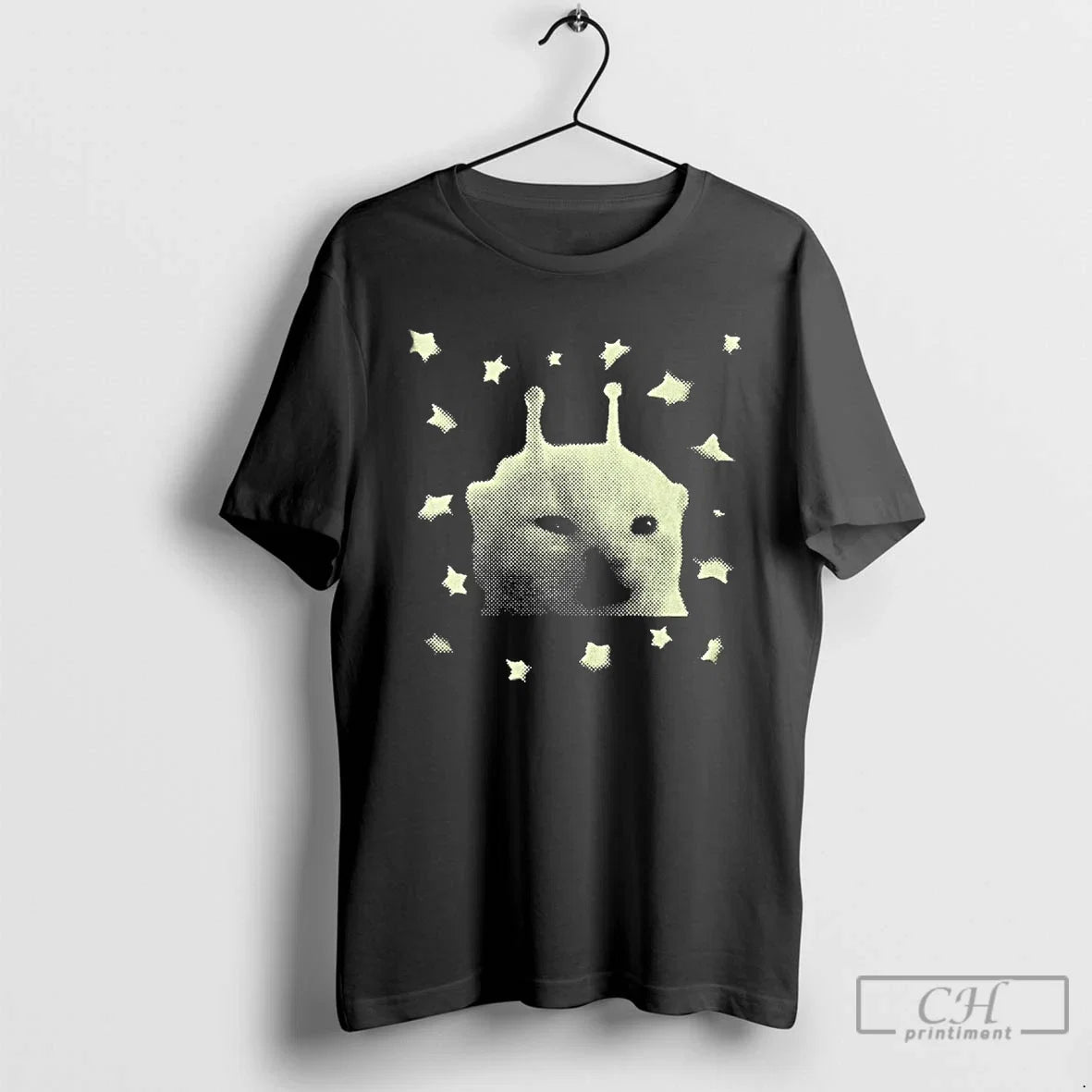 Classic Y2k Alien Cat Meme - Adult & Kids T-Shirts, Sweatshirts & Hoodies apparel design preview 1
