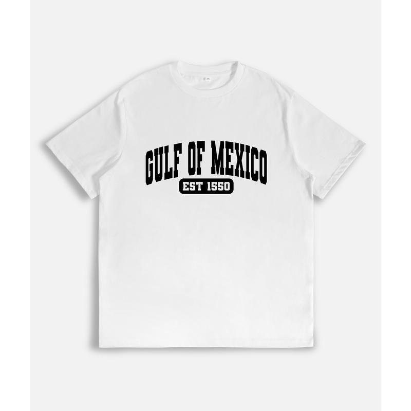 Classic Bold Commemorating Gulf Mexico: Est 1550" - Adult & Kids T-Shirts, Sweatshirts & Hoodies apparel design preview 1