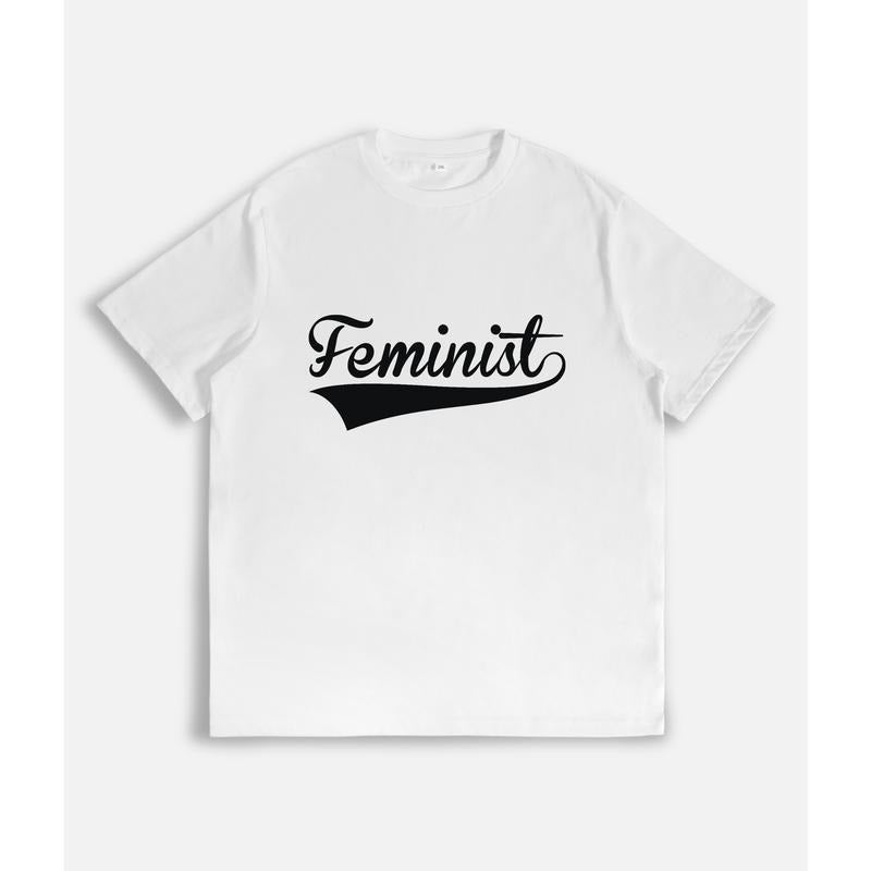 Classic Impactful Clear Feminist Statement: 02 - Adult & Kids T-Shirts, Sweatshirts & Hoodies apparel design preview 1