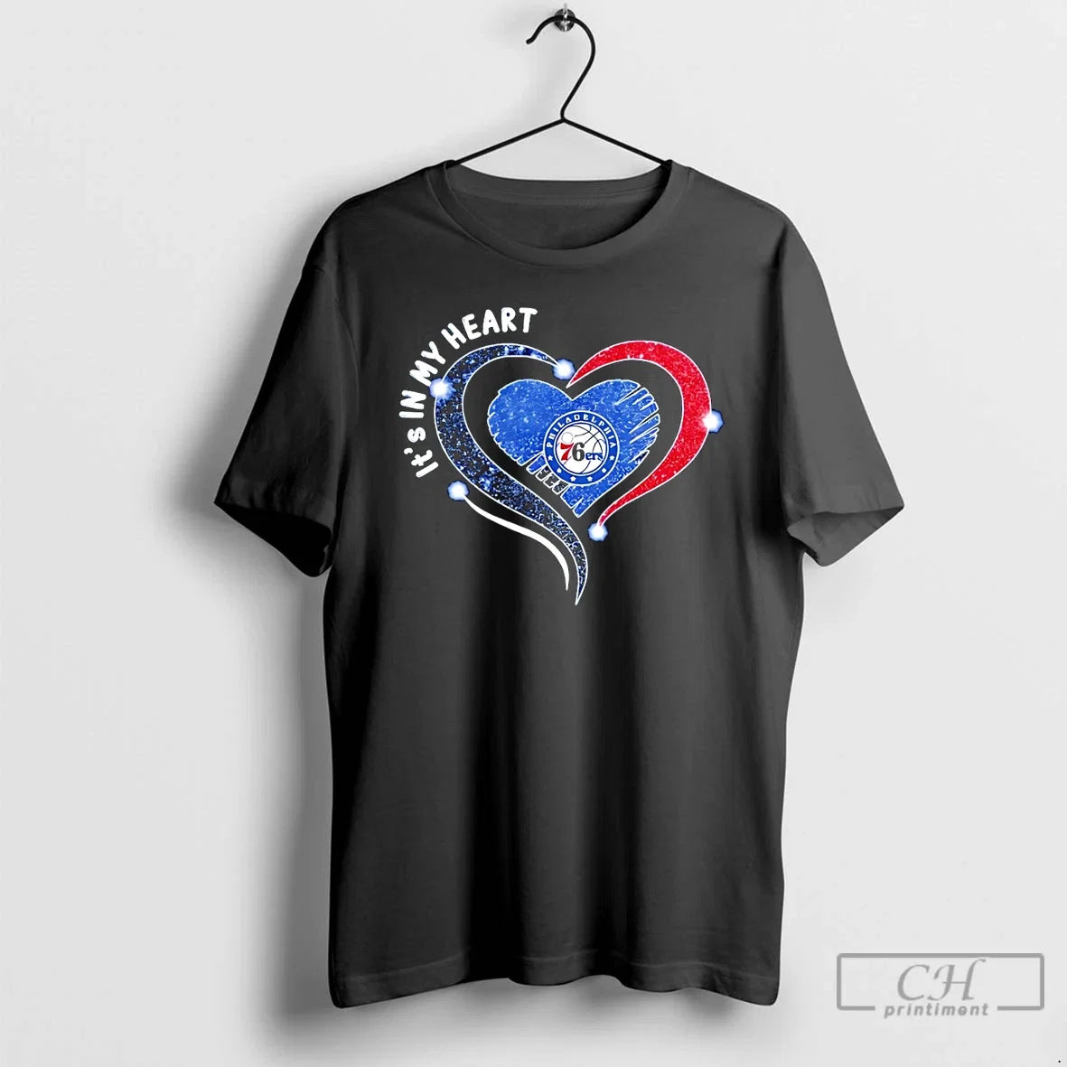Classic Tojzn8q3 Philadelphia 76ers Its In My Heart - Adult & Kids T-Shirts, Sweatshirts & Hoodies apparel design preview 1