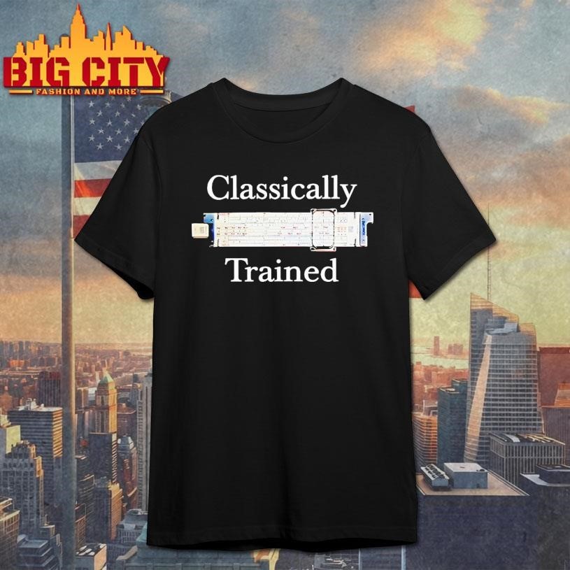 Classically Trained Slide Rule Mechanical Analog - Adult & Kids T-Shirts, Sweatshirts & Hoodies apparel design preview 1