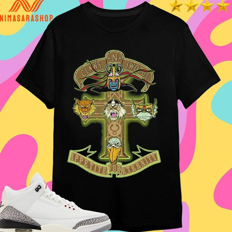 Claws N Swords Appetite For Eternity - Adult & Kids T-Shirts, Sweatshirts & Hoodies apparel design preview 1