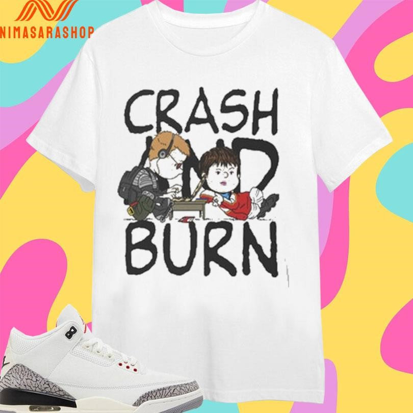 ClayGrahamArt Crash And Burn - Adult & Kids T-Shirts, Sweatshirts & Hoodies apparel design preview 1