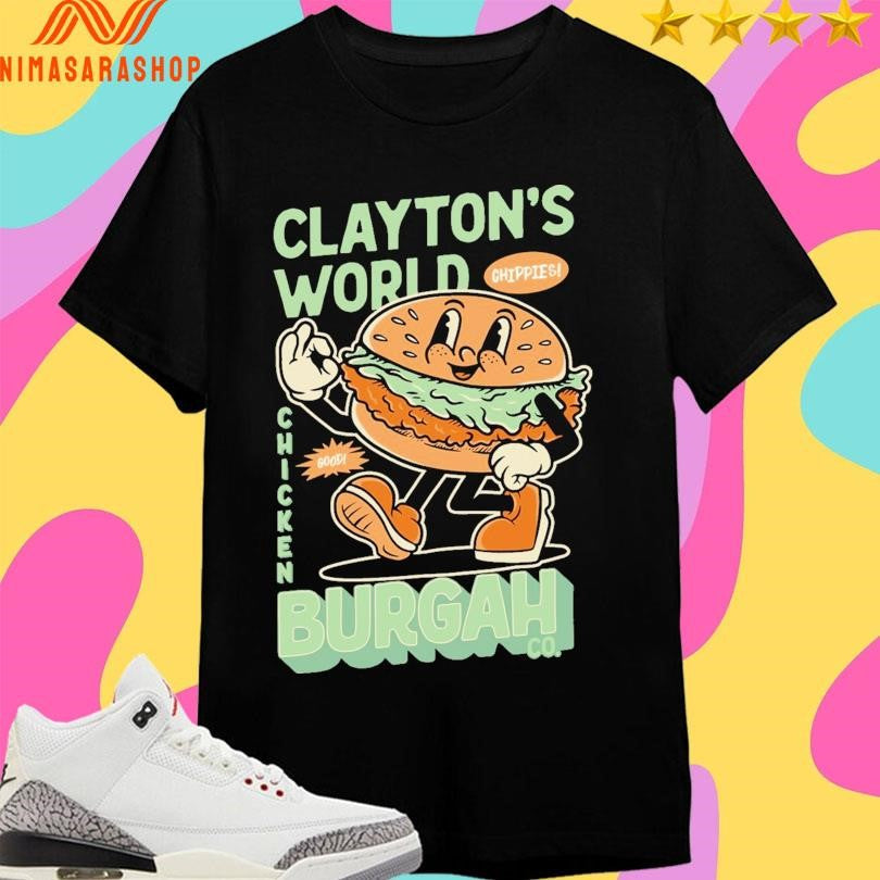 Clayton’s World Chicken Burgah Co - Adult & Kids T-Shirts, Sweatshirts & Hoodies apparel design preview 1