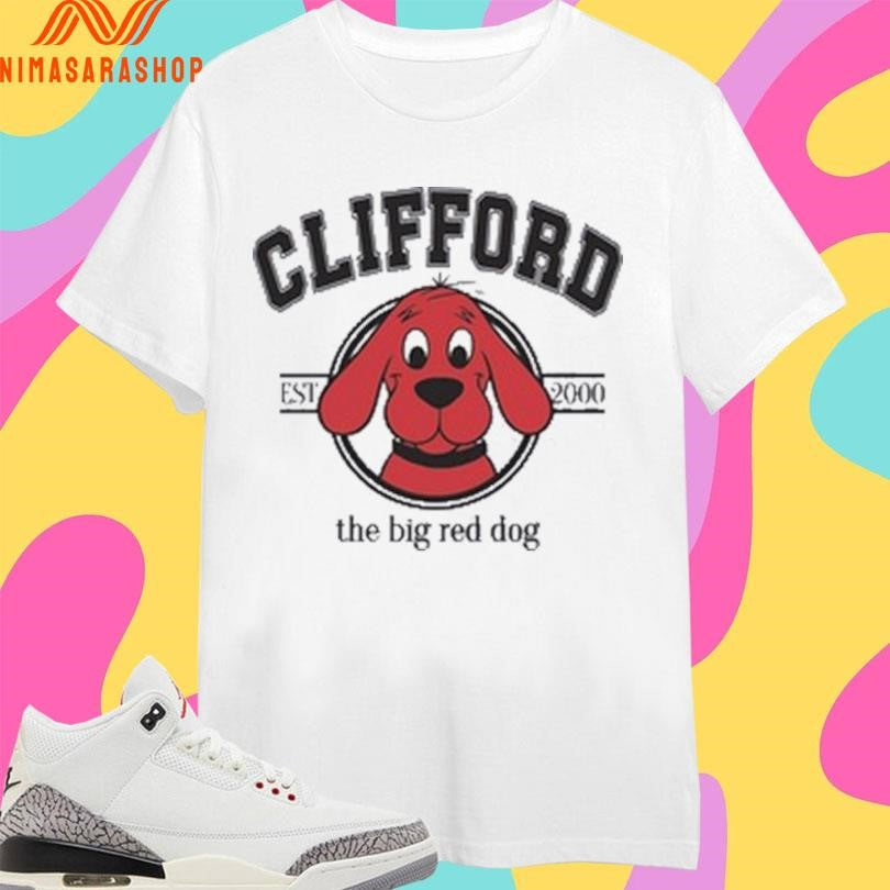 Clifford The Big Red Dog Est 2000 - Adult & Kids T-Shirts, Sweatshirts & Hoodies apparel design preview 1