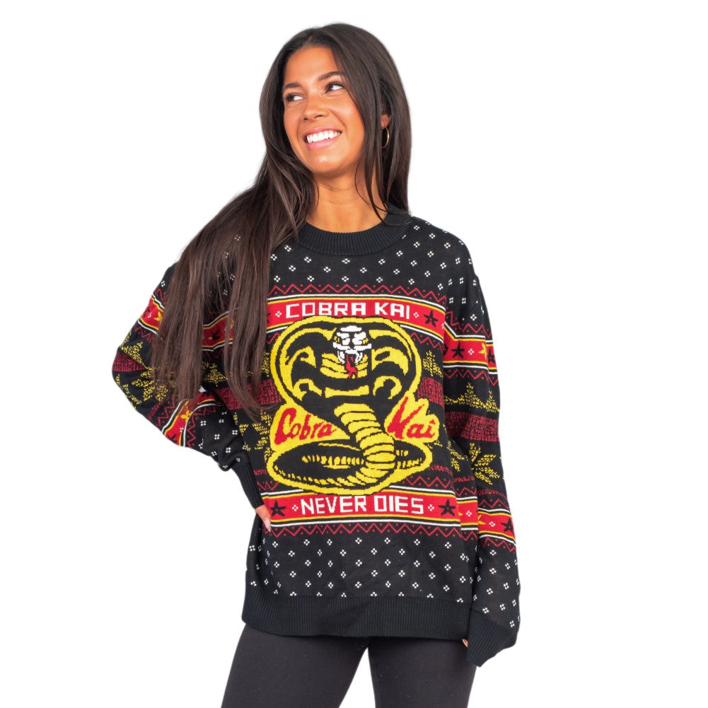 Cobra Kai Never Dies Graphic Sweater - Gift Idea product image 4