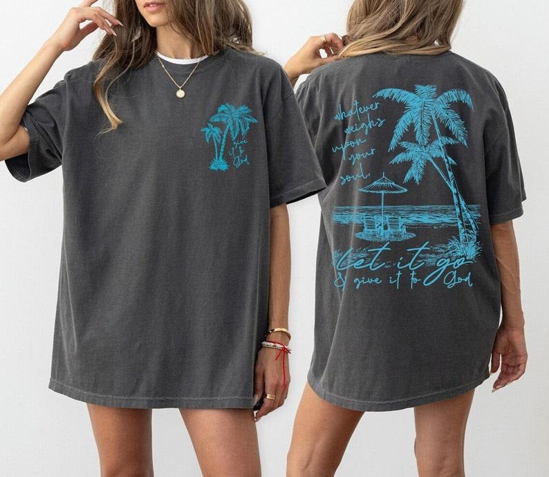 Coconut Girl Christian Ocean Inspired Beachy Jesus - Adult & Kids T-Shirts, Sweatshirts & Hoodies apparel design preview 1