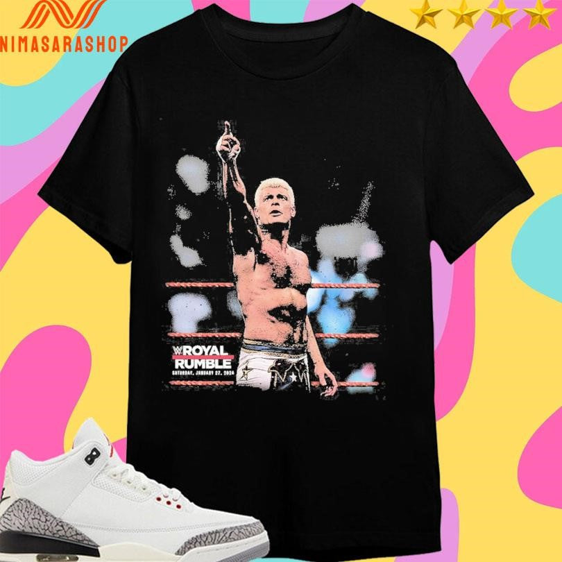 Cody Rhodes Royal Rumble 2024 - Adult & Kids T-Shirts, Sweatshirts & Hoodies apparel design preview 1