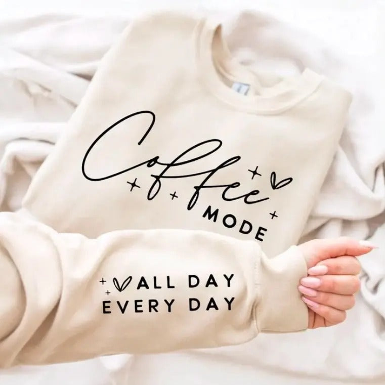 Coffee All Day Every Fleece - Adult & Kids T-Shirts, Sweatshirts & Hoodies apparel design preview 1