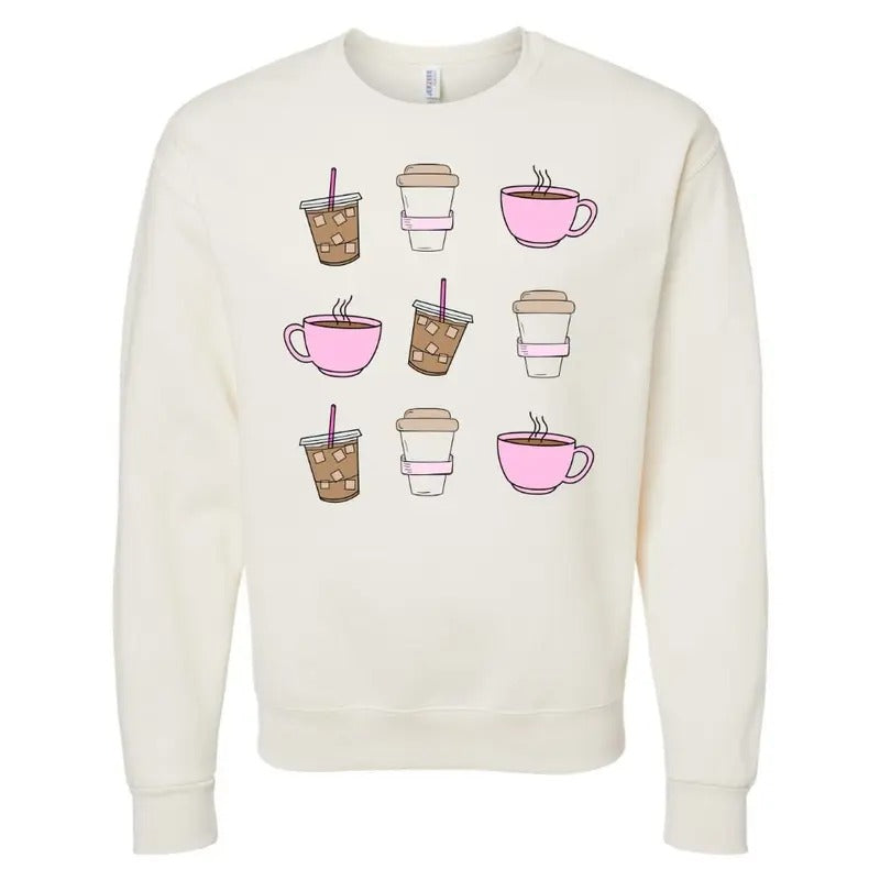 'Coffee Girlie' - Adult & Kids T-Shirts, Sweatshirts & Hoodies apparel design preview 1
