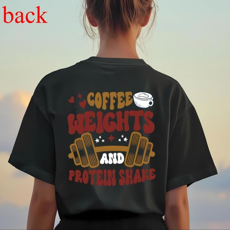 Coffee Weight Protein Lovers Pump Cover Lifting - Adult & Kids T-Shirts, Sweatshirts & Hoodies apparel design preview 1