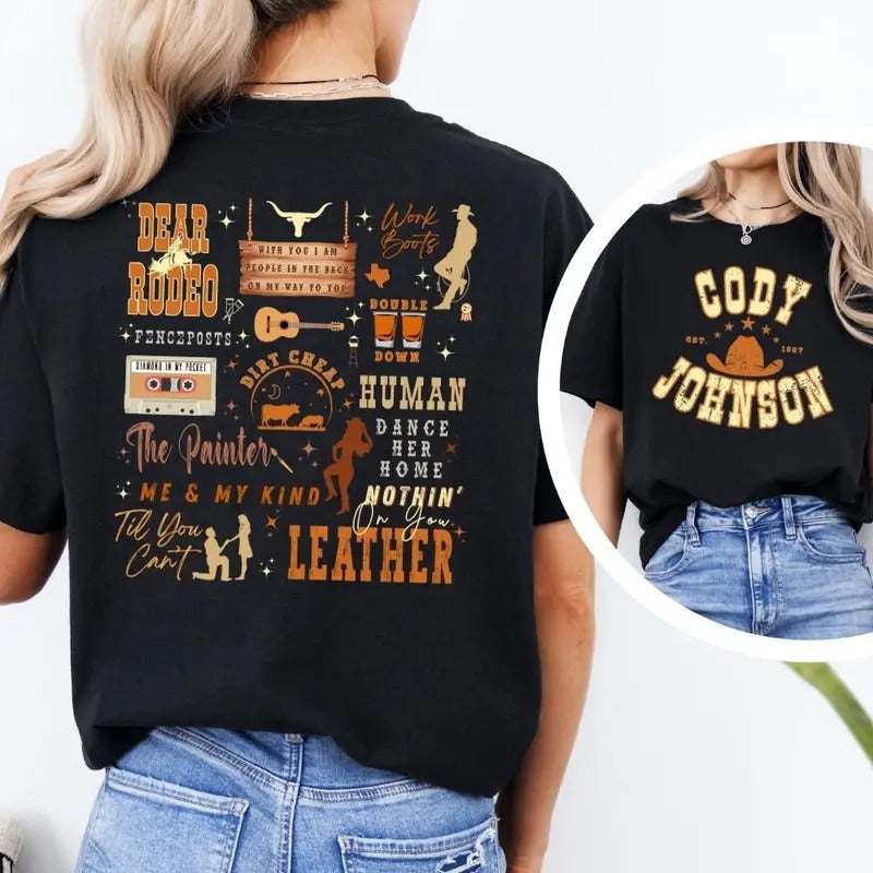 Cojo Country Music Concert Western Cowboy Cool Short - Adult & Kids T-Shirts, Sweatshirts & Hoodies apparel design preview 1