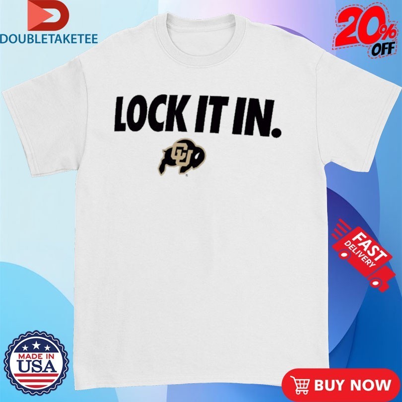 Colorado Buffaloes Lock It In - Adult & Kids T-Shirts, Sweatshirts & Hoodies apparel design preview 1