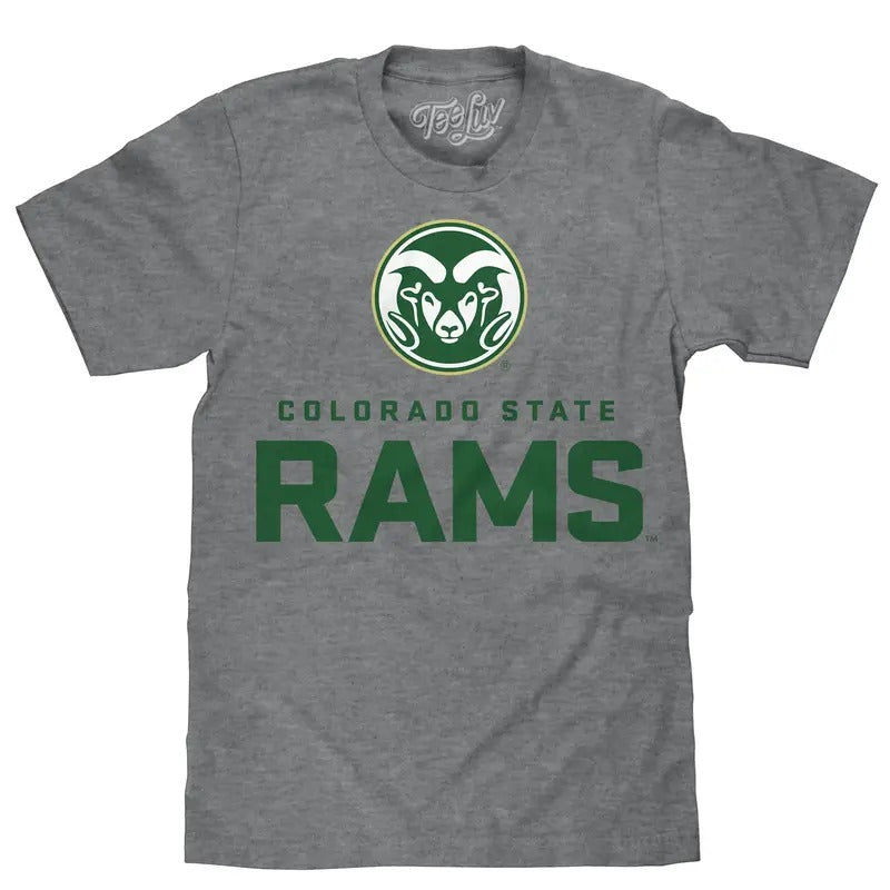 Colorado State University Rams Gray - Adult & Kids T-Shirts, Sweatshirts & Hoodies apparel design preview 1