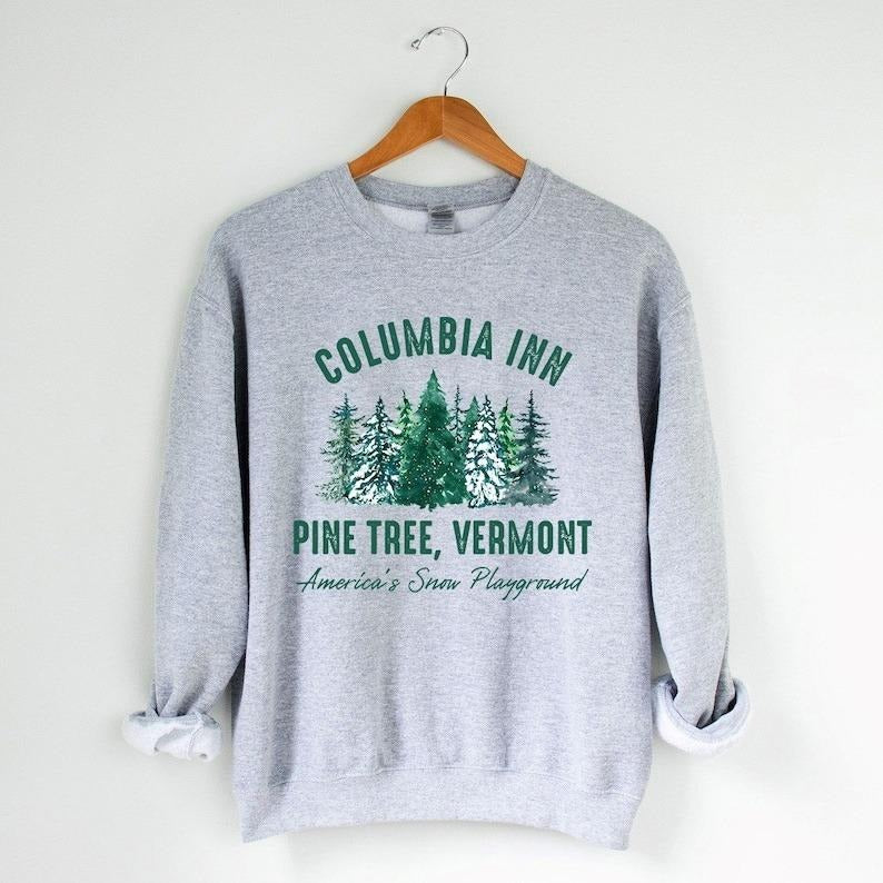 Columbia Inn Pine Tree Vermont White Bing Crosby - Adult & Kids T-Shirts, Sweatshirts & Hoodies apparel design preview 1