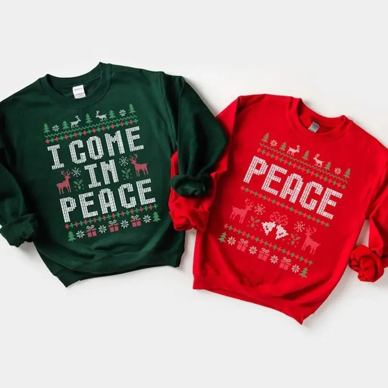 Come Peace Couple Matching Funny Inappropriate Humor - Adult & Kids T-Shirts, Sweatshirts & Hoodies apparel design preview 1