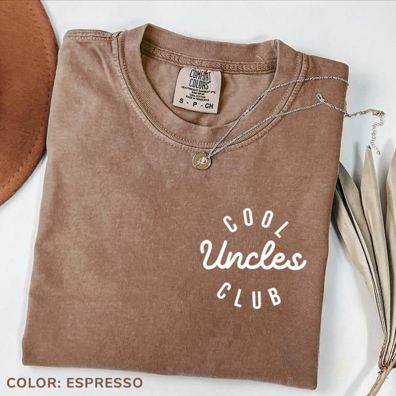 Comfort Color Cool Uncles Club Pregnancy Announcement - Adult & Kids T-Shirts, Sweatshirts & Hoodies apparel design preview 1