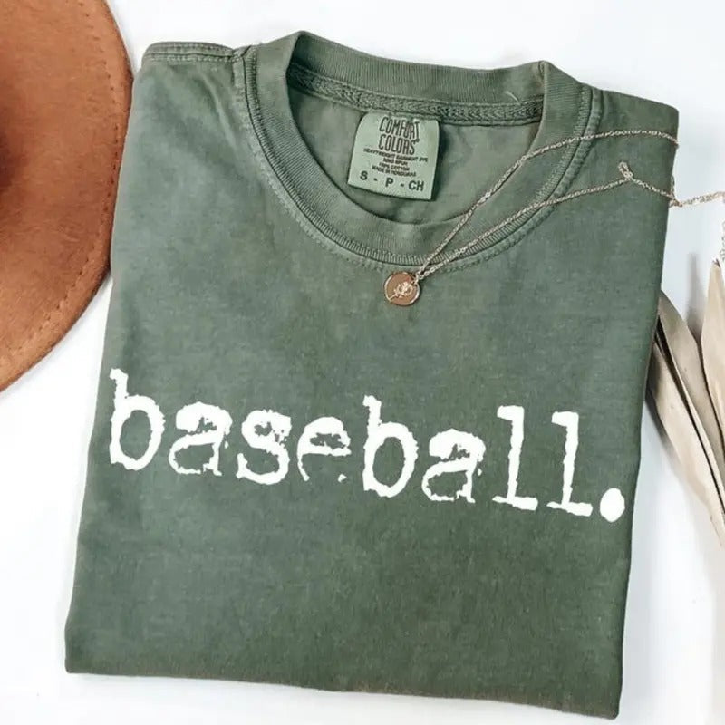 Comfort Color Retro Baseball Game Day Sports Mom - Adult & Kids T-Shirts, Sweatshirts & Hoodies apparel design preview 1
