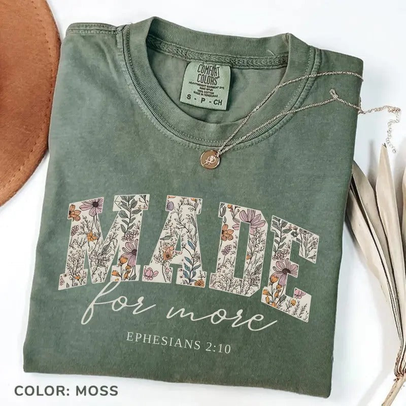 Comfort Colors Bible Verse Cute Christian Religious - Adult & Kids T-Shirts, Sweatshirts & Hoodies apparel design preview 1