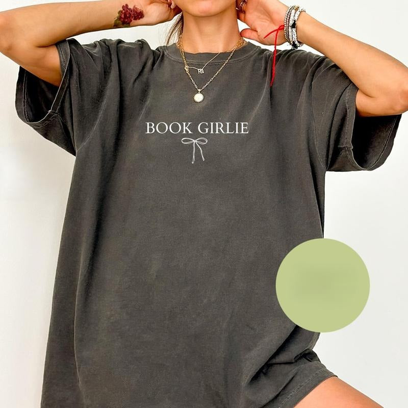 Comfort Colors Book Girlie Coquette Lover Bookish - Adult & Kids T-Shirts, Sweatshirts & Hoodies apparel design preview 1