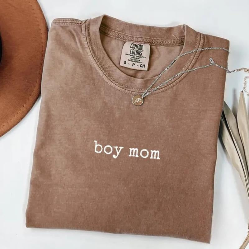 Comfort Colors Boy Mom Cute Life Mama - Adult & Kids T-Shirts, Sweatshirts & Hoodies apparel design preview 1