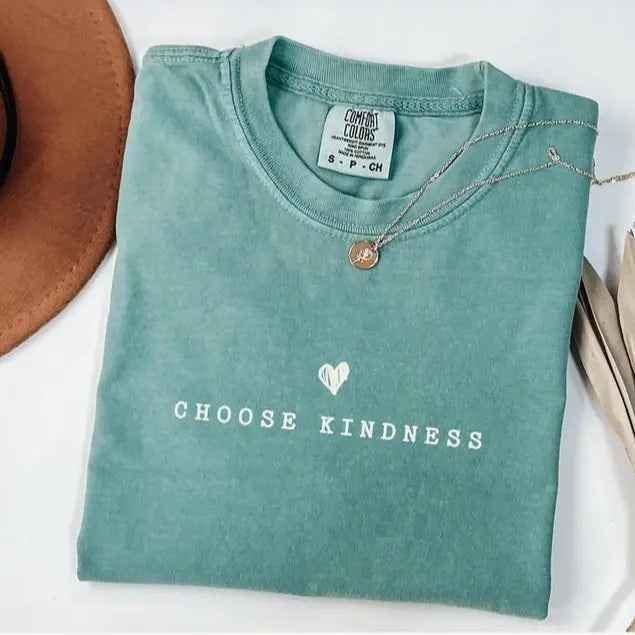 Comfort Colors Choose Kindness Kind Teacher Work - Adult & Kids T-Shirts, Sweatshirts & Hoodies apparel design preview 1