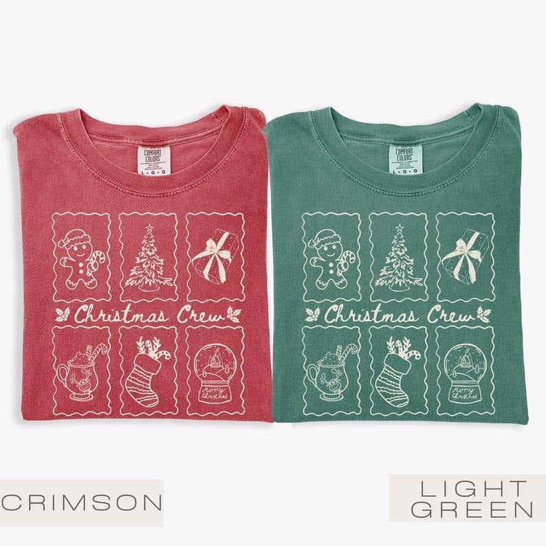 Comfort Colors Crew 2025 Family Matching Retro Team - Adult & Kids T-Shirts, Sweatshirts & Hoodies apparel design preview 1