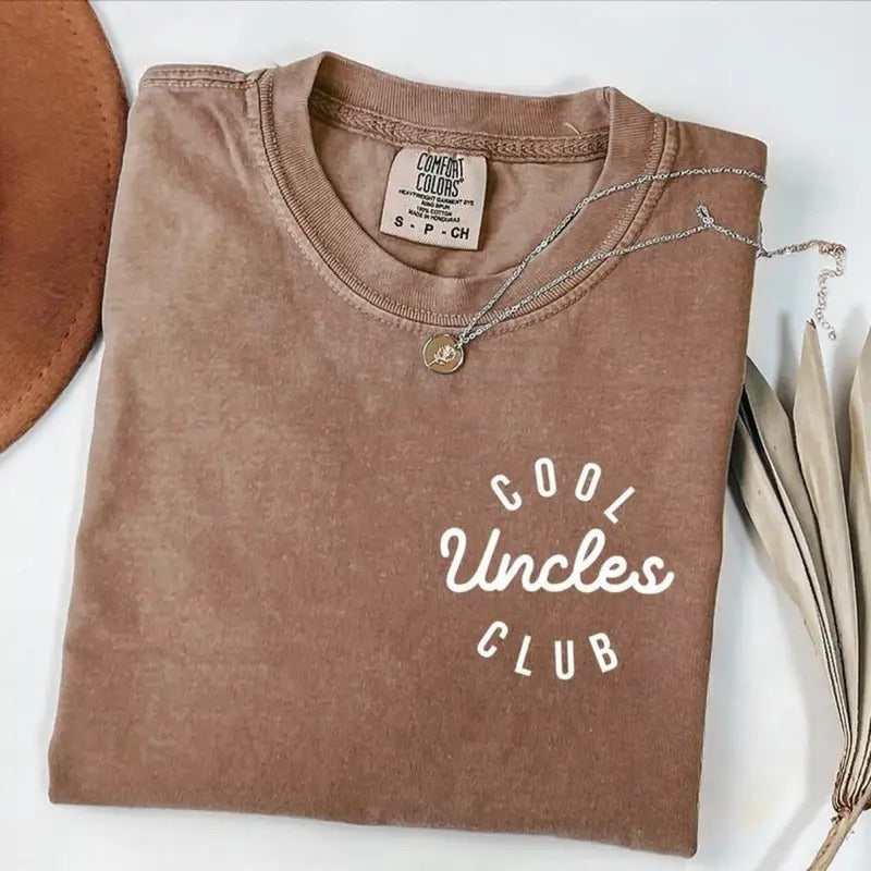 Comfort Colors Cool Uncles Club Pregnancy - Adult & Kids T-Shirts, Sweatshirts & Hoodies apparel design preview 1