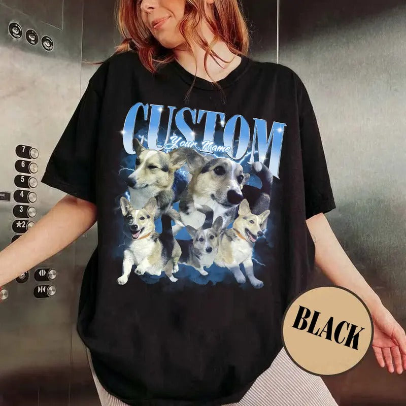 Comfort Colors Custom Bootleg Pet Dog Remembrance - Adult & Kids T-Shirts, Sweatshirts & Hoodies apparel design preview 1
