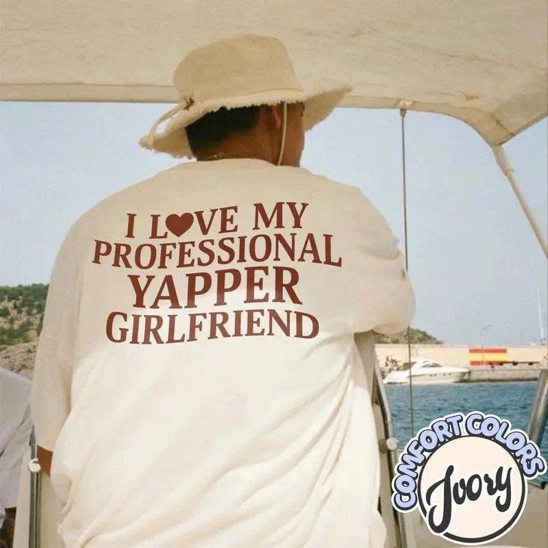 Comfort Colors I Love My Professional Yapper - Adult & Kids T-Shirts, Sweatshirts & Hoodies apparel design preview 1