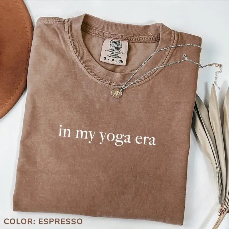 Comfort Colors My Yoga Era Lover Fitness Workout - Adult & Kids T-Shirts, Sweatshirts & Hoodies apparel design preview 1