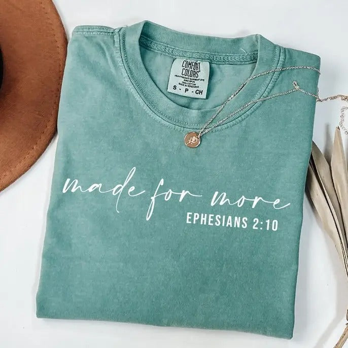 Comfort Colors More Christian Bible Verse Jesus Love - Adult & Kids T-Shirts, Sweatshirts & Hoodies apparel design preview 1
