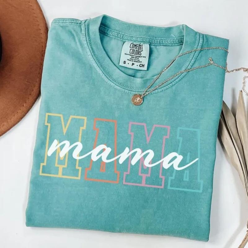 Comfort Colors Mama Retro Mom Cute Colorful Life - Adult & Kids T-Shirts, Sweatshirts & Hoodies apparel design preview 1