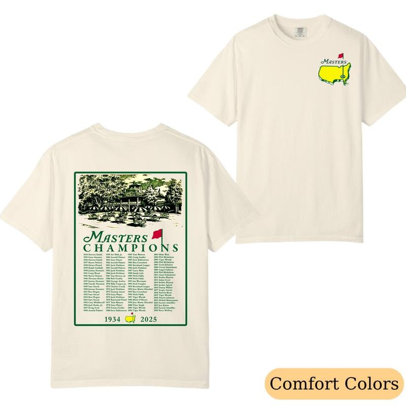 Comfort Colors Masters Tournament 2025 Augusta 91 - Adult & Kids T-Shirts, Sweatshirts & Hoodies apparel design preview 1