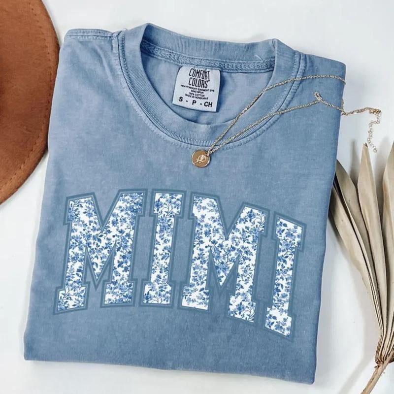 Comfort Colors Mimi Toile Floral Grandma Cute - Adult & Kids T-Shirts, Sweatshirts & Hoodies apparel design preview 1